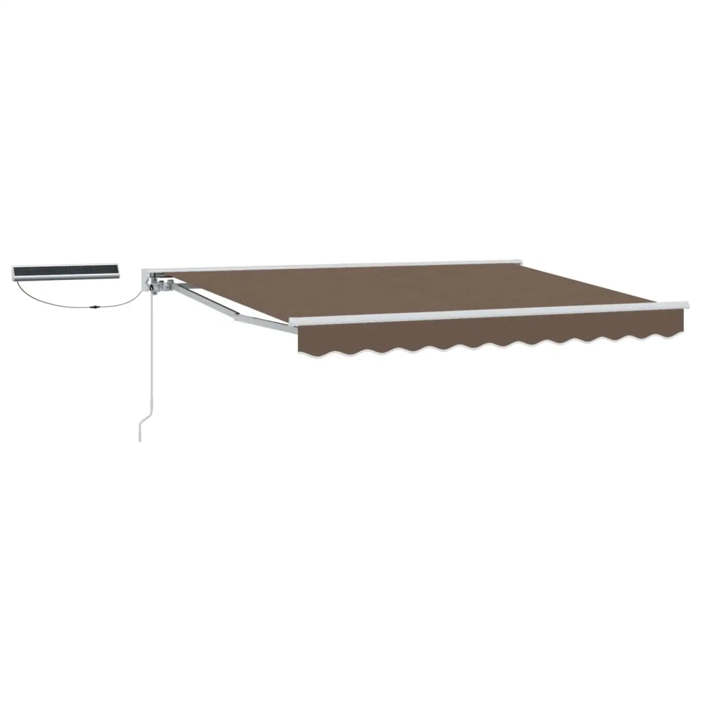 Tettuccio Elettrico Retrattile Tortora 5 × 3,5 m 3426467