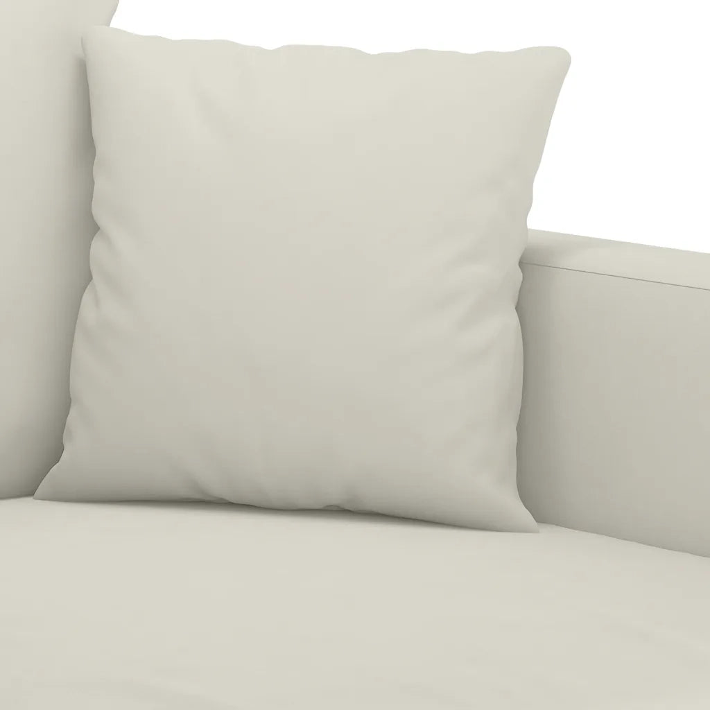 Poltrona | Sedia Relax Crema 60 cm Velluto