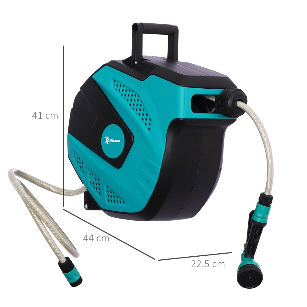 Irrigatore Automatico a Parete ¨C zephmum ¨C Nero e Verde, Plastica, 44x22.5x41 cm