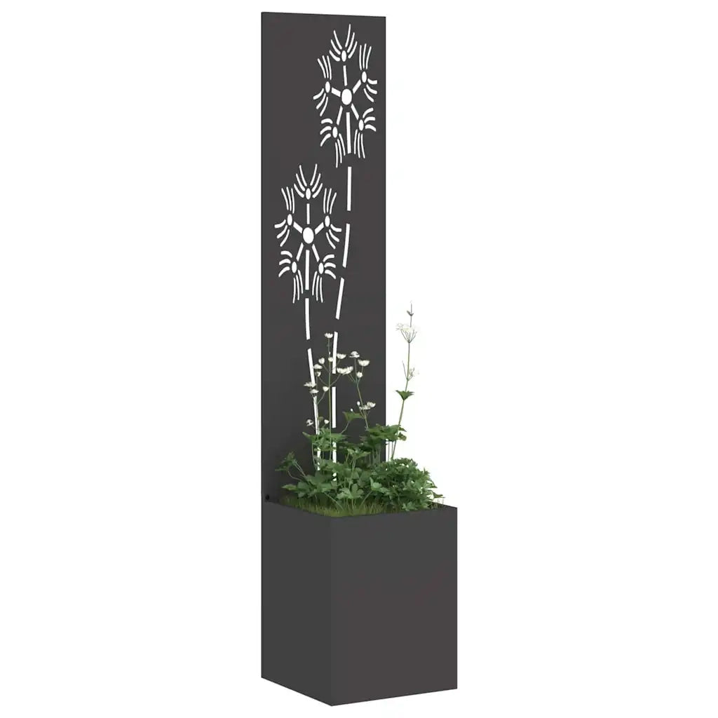 Schermo per privacy in giardino Floreale Nero 32 x 150 cm CFW9899818