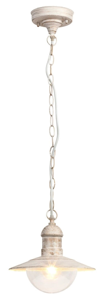 Lampada a sospensione Rabalux Oslo E27 bianco anticato