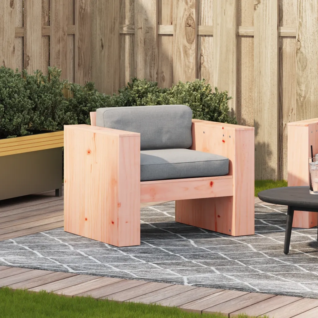 Divano da Giardino-Sofa da Giardino-Divano da esterno 79x60x62 cm in Legno Massello di Douglas