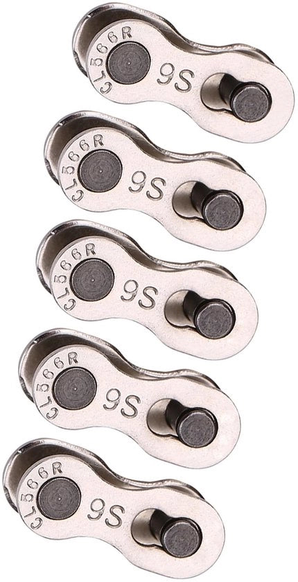 Connesioni per Catena da Bicicletta - Alta Qualità - Ideali per 8/9/10 Velocità - Duraturo e Resistente - Adatto per Biciclette - 5 Paia di Connesioni per Catena da Bicicletta - Modello: 5 Paia - Codice: 12345 - Dimensioni: 120x30x20 mm