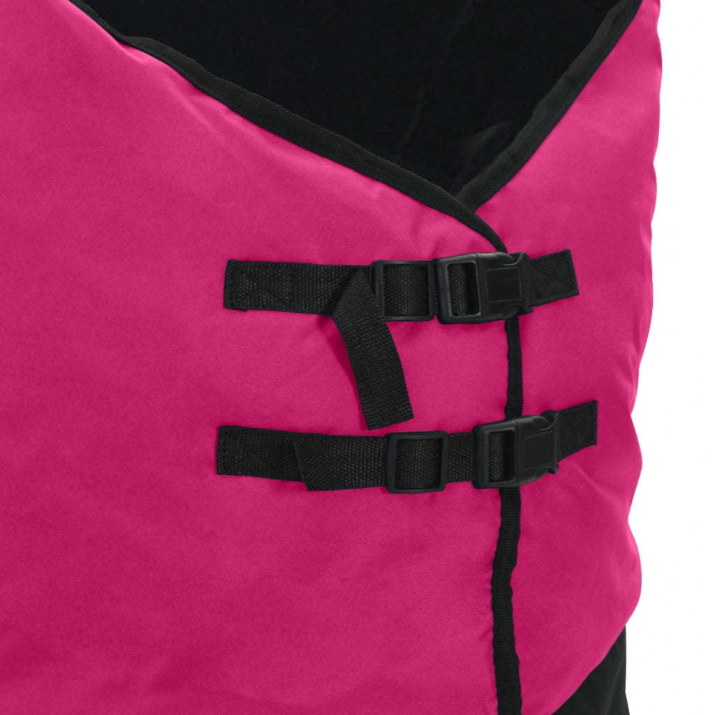 Coperta per Cavalli Rosa e Nero 165 cm Poliestere CFW7266469