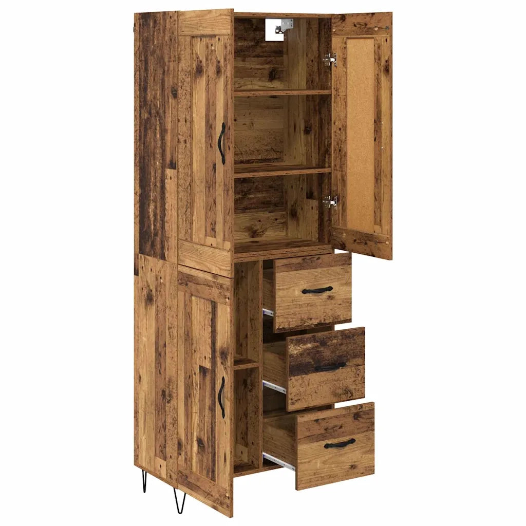 Credenza Legno vecchio 69,5 x 34 x 180 cm Legno multistrato 3415680