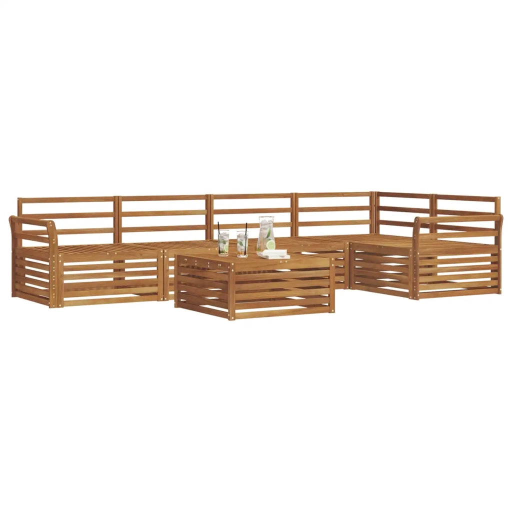 Set di divani da esterno 6 pcs Naturale 3373499