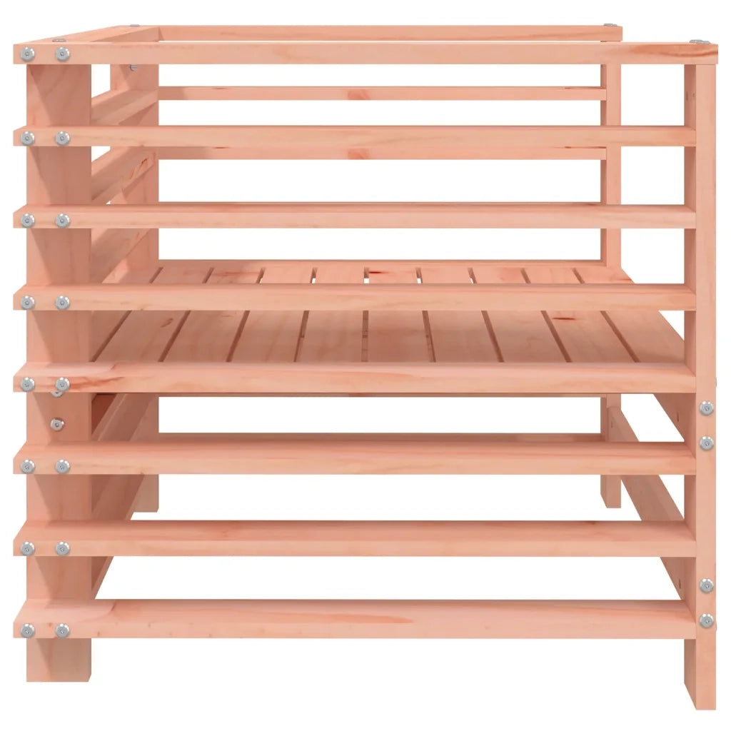 Sedia da patio-Sedie da Giardino 2 pz in Legno Massello di Douglas 744844