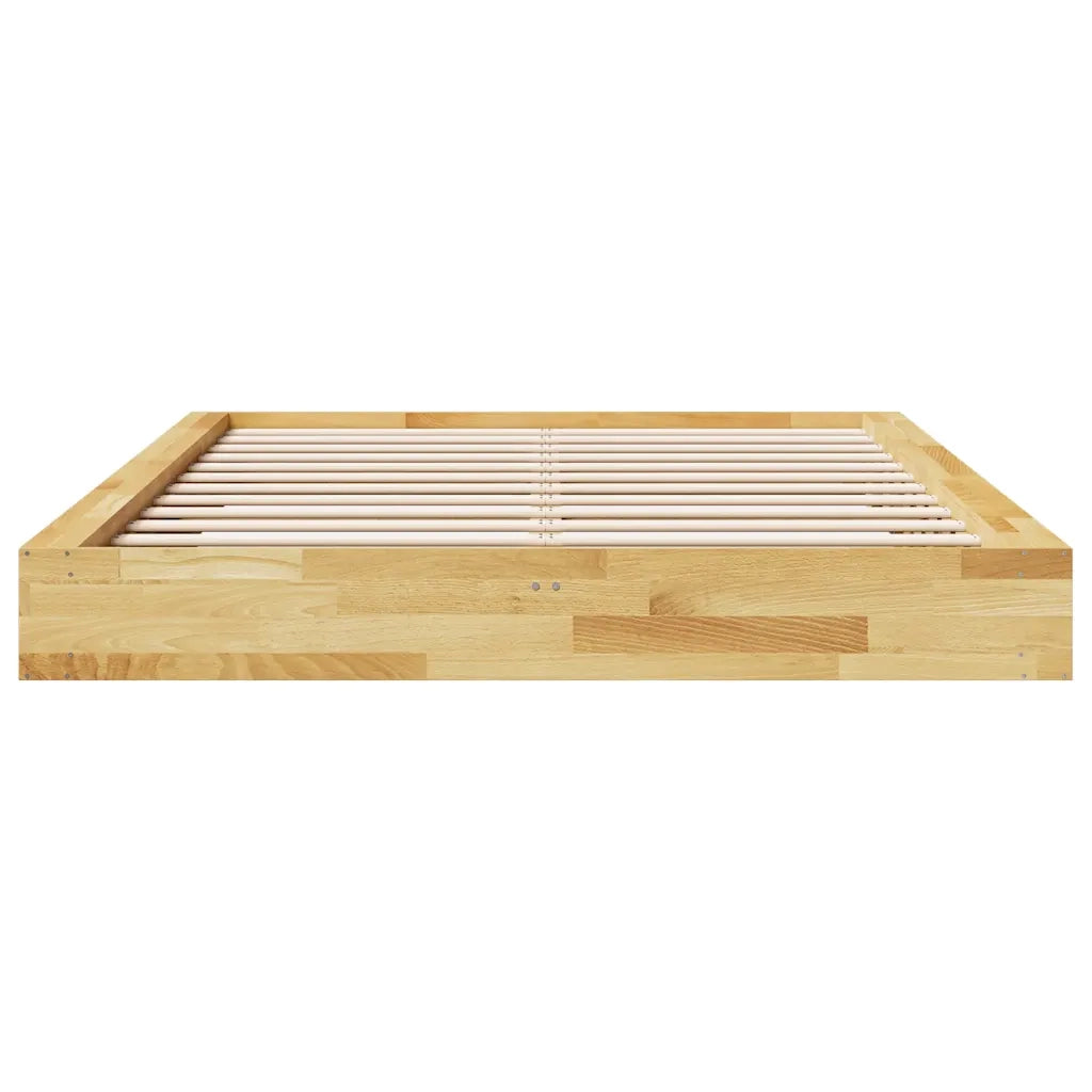 Struttura Letto Senza Materasso-Giroletto Senza Materasso 160x200 cm in Legno di Rovere 509444