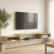 Mobile TV da Parete A parete Rovere Sonoma 180 x 28 x 21 cm 8006007
