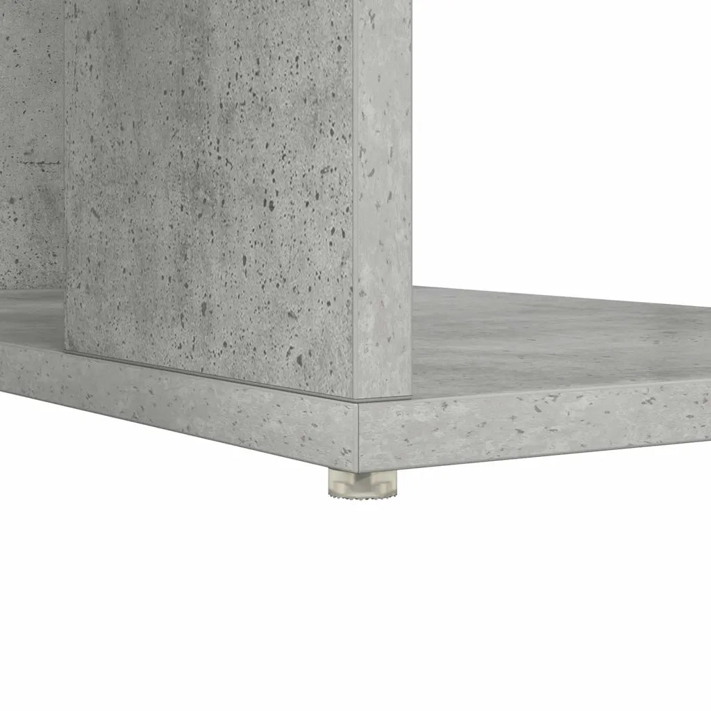 Scrivania Grigio cemento 130 x 50.5 x 75 cm Legno multistrato 869501