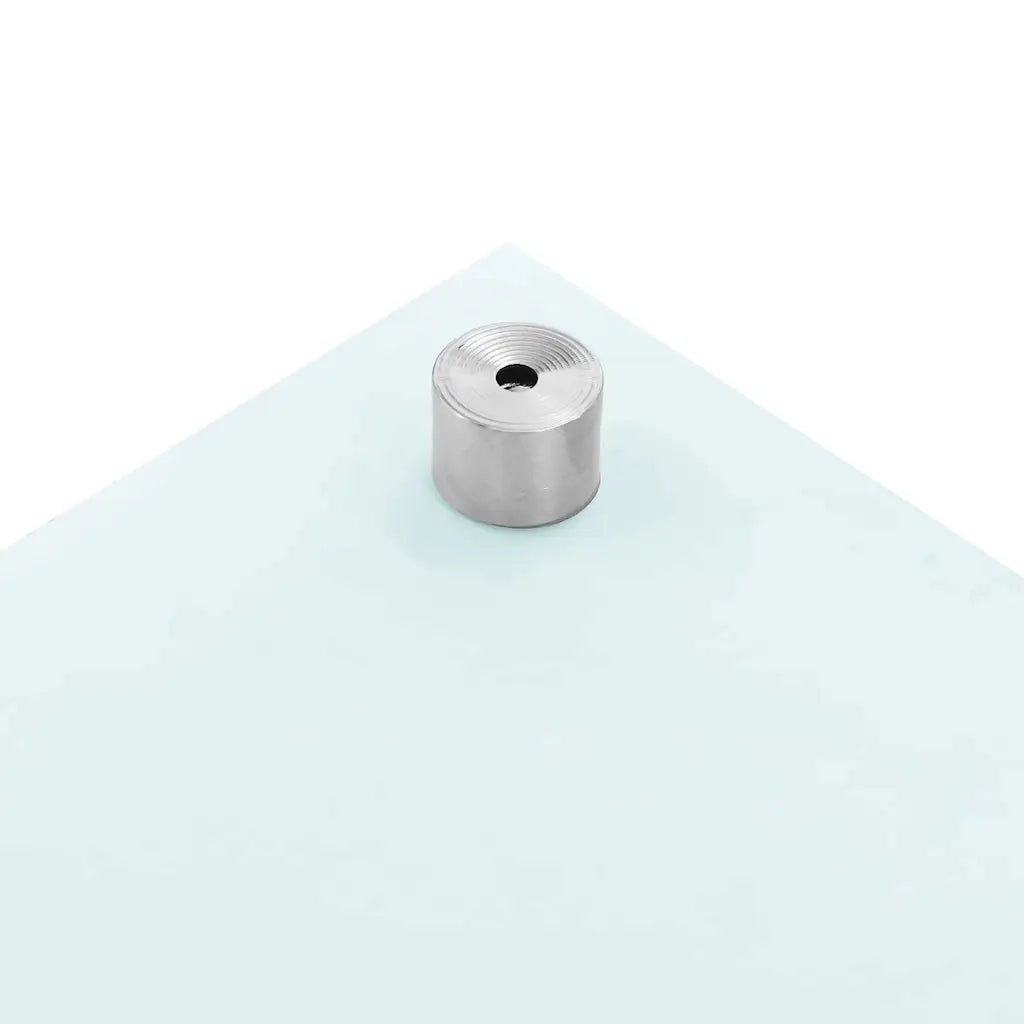 Schienale da cucina 2 pcs Bianco 100 x 60 cm vetro temperato 3415424
