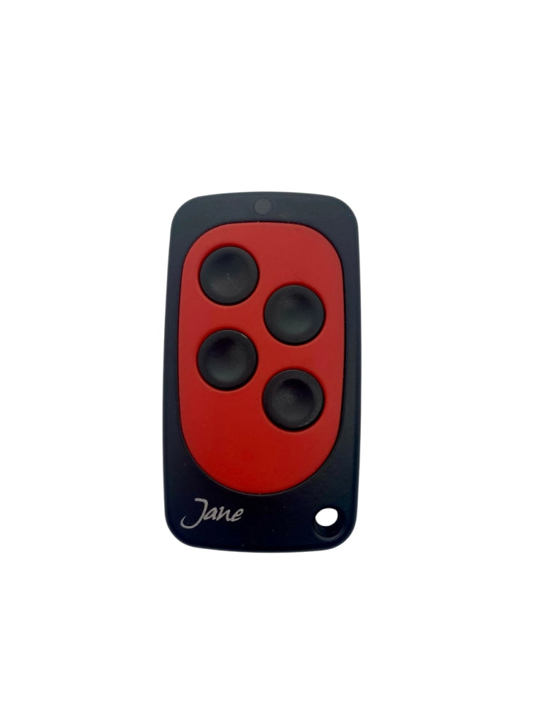 Italfile Telecomando Multifrequenza Codice Fisso 4 Canali Jane V Rosso
