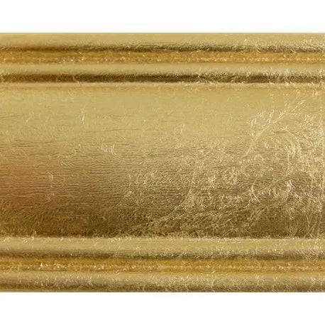 Mobili2g - specchiera in foglia oro rettangolare misure: l.90 x h. 180 x p. 4