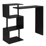 Tavolo da bar in MDF nero 100 cm 19_0000432