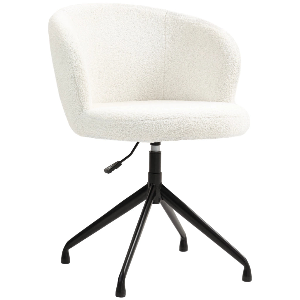 Sedia da ufficio ergonomica ¨C zephmum ¨C tessuto bianco