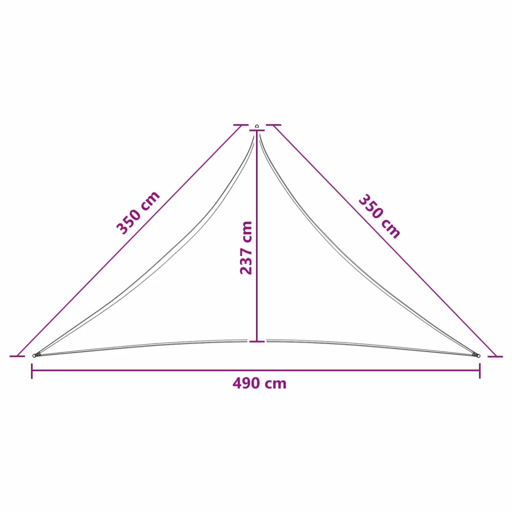Telo Ombra 3,5 x 3,5 x 4,9 m HDPE 42032791