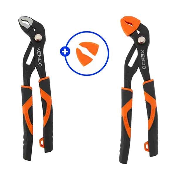 PINZA REGOLABILE POLIGRIP CON PULSANTE KENDO 250 mm - KENDO