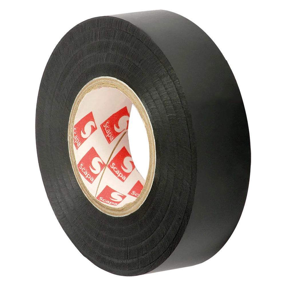 NASTRO ISOLANTE mm. 25 x 25 mt - colore nero- 8 pezzi  - SCAPA