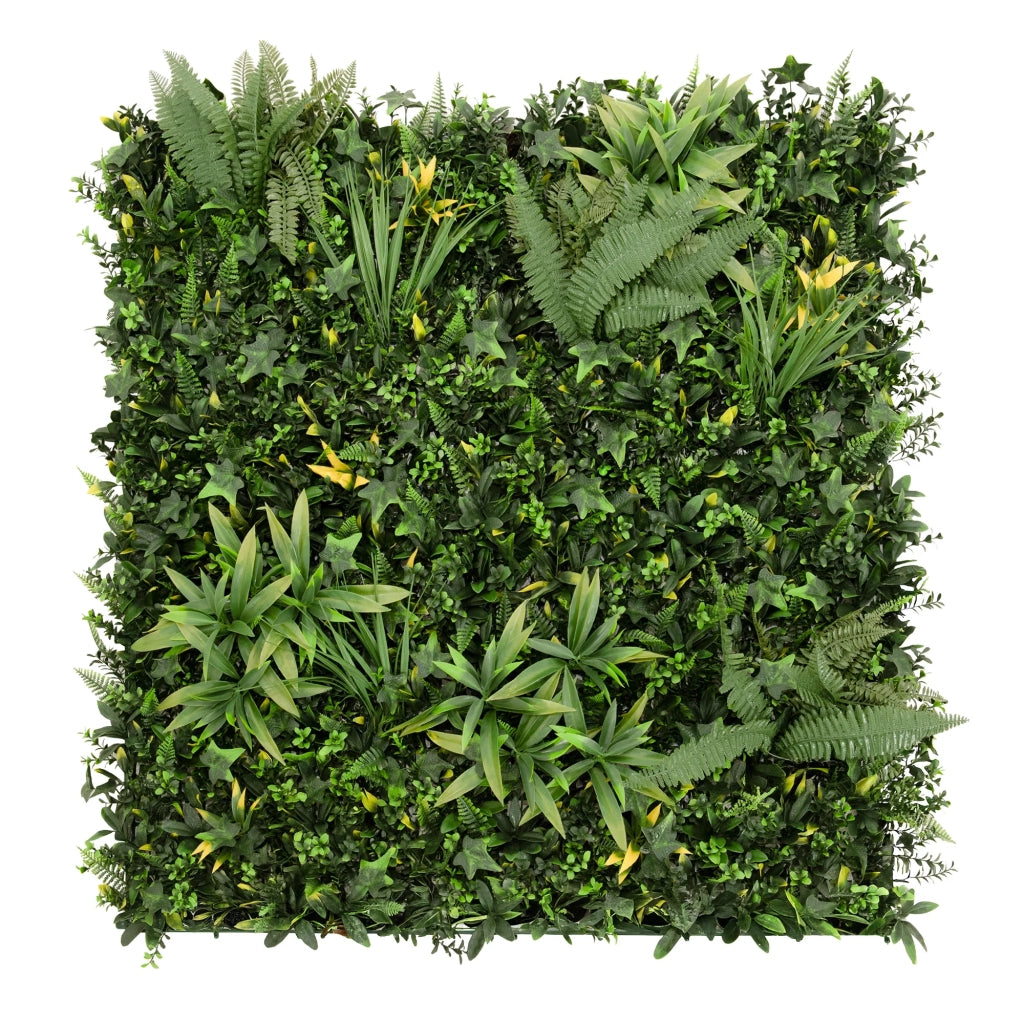 Pannello Parete Vegetale Artificiale Ayla 100x100 cm per Giardino e Casa