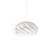 Sospensione Moderna Half Globe Polilux ® Bianco E Metallo Cromo 1 Luce E27