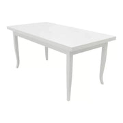 Tavolo rettangolare allungabile legno bianco 180x90 (738) - Mobili 2G