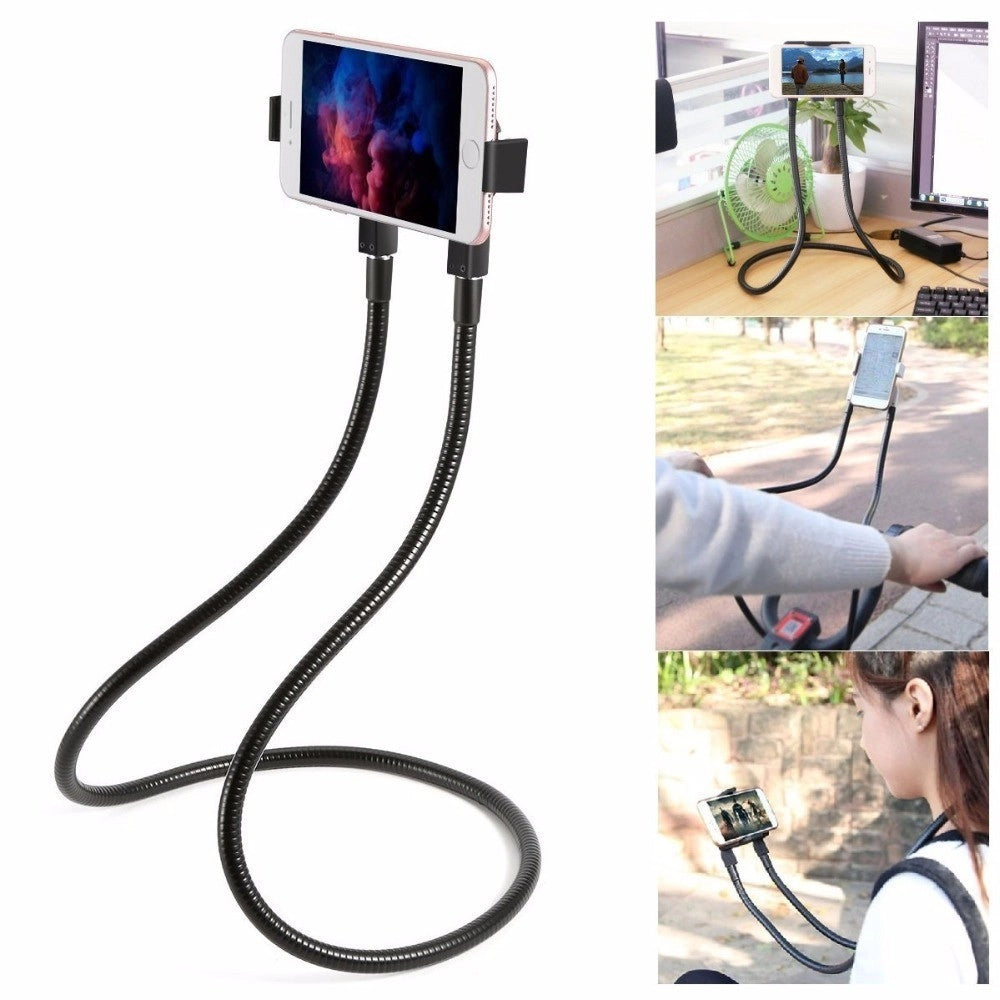 Trade Shop - Stand Supporto Flessibile Universale Per Smartphone Cellulare Lazy Holder 360° -