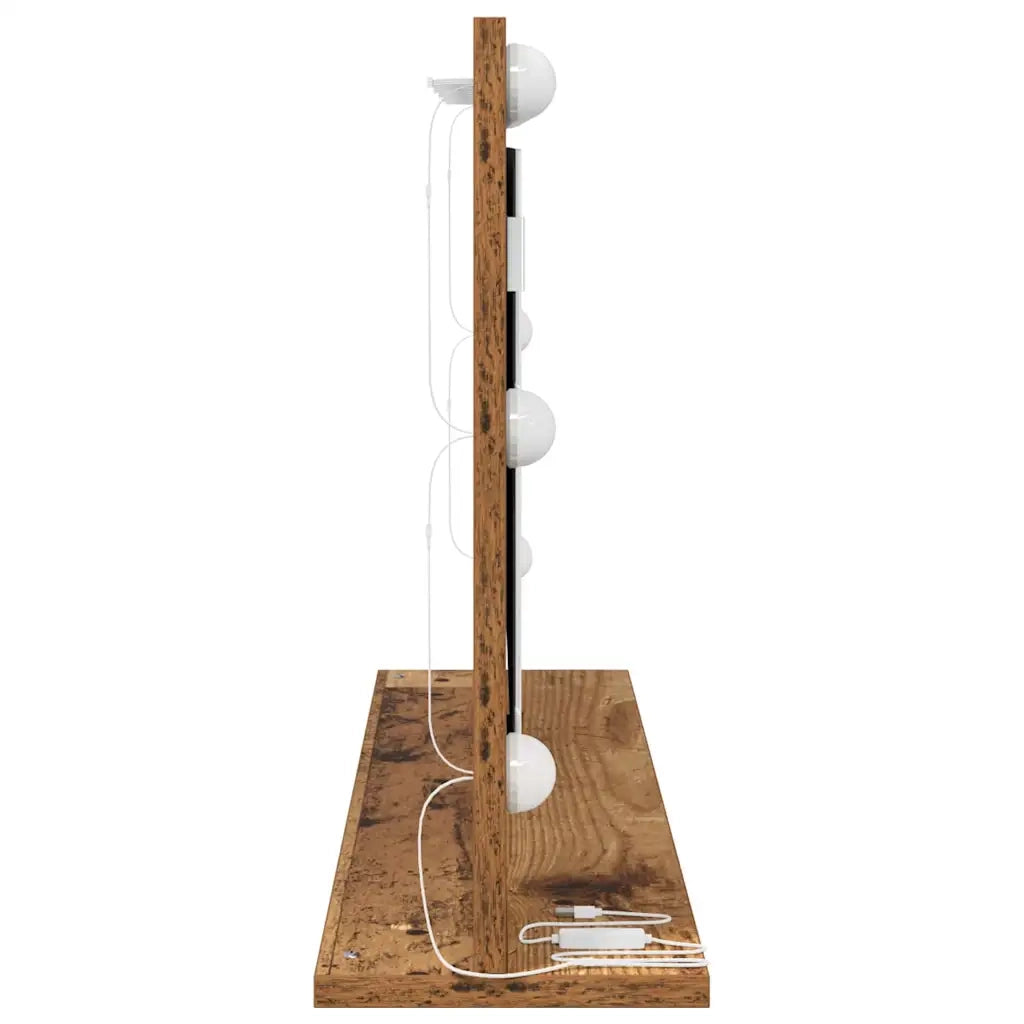 Specchio da Vanit¨¤ Rettangolare Legno vecchio 80 x 45 x 18 cm
