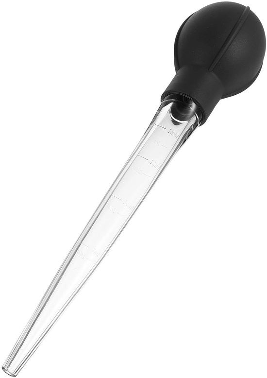 Pipetta da 100 ml - Plastica - Transparente - Infusore - Misuratore - Utensile da cucina - Per gocciolare - Pipetta a gocce