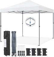 Pavilione Pop-Up Acquaparato 3x3 m - Tenda Voultabile con Protezione UV 50+, Ideale per Giardino e Campeggio