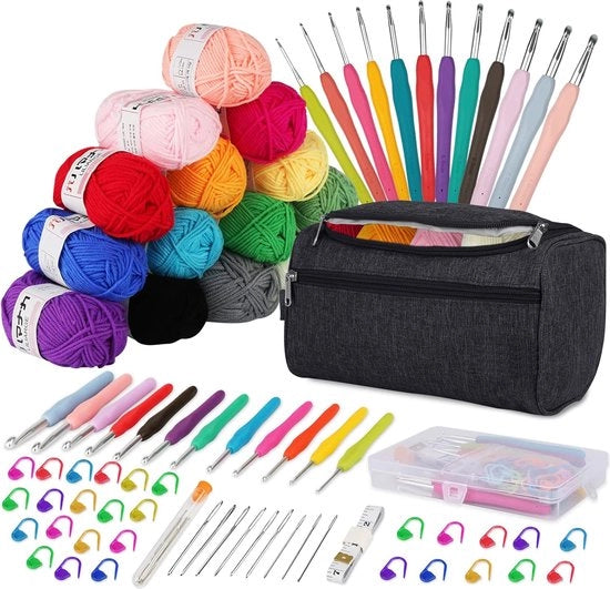 Pacchetto di 69 aghi - pacchetto di aghi per principianti, 15 colori di filo da ricamo per ricamo, accessori da ricamo, set di aghi, grigio