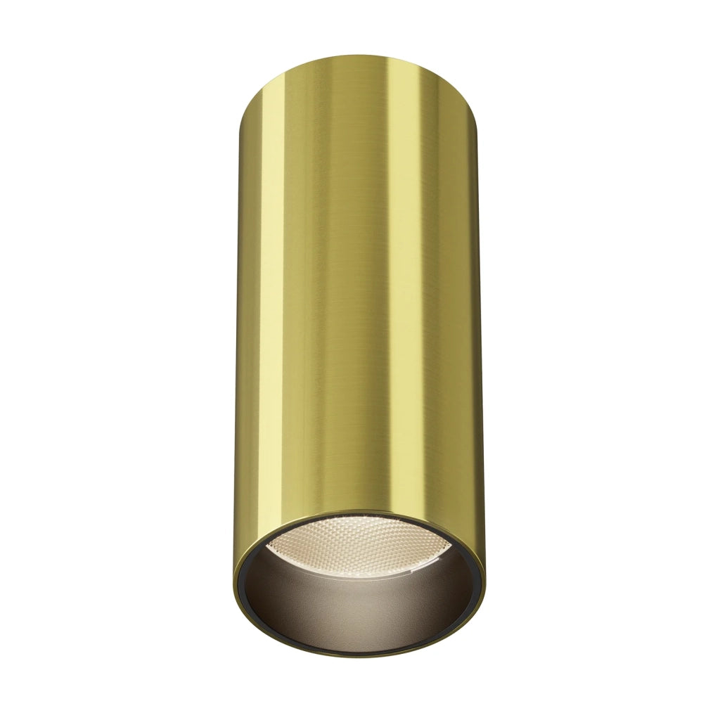 Maytoni Lampada da soffitto moderna FOCUS LED 1 luce LED integrato ottone alluminio