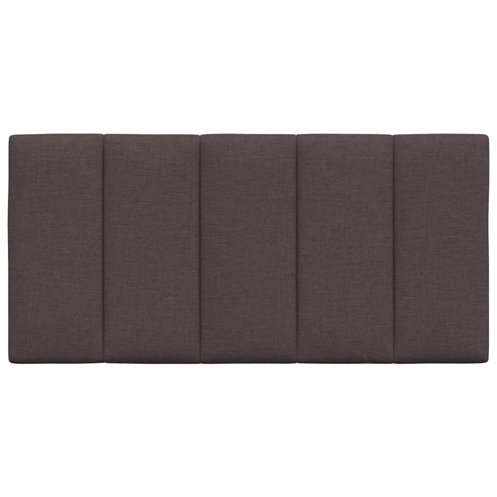 Cuscino Testiera Hanko Marrone Scuro 100 cm in Tessuto 4019152