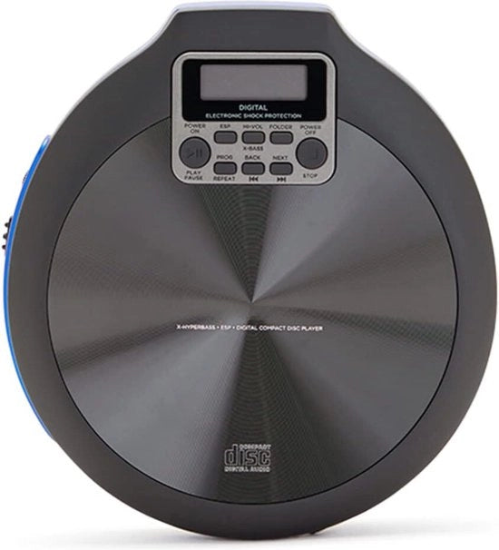 Portatile lettore CD - caricabile - compatibile con cuffie e auricolari