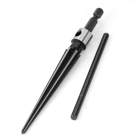 Tornio a Nido a Sei Facce - Fattore di Qualità in Acciaio di Carbonio - Maniglia a T - Trapano a Cono - Regolabile - Leggero - Lunghezza 128mm