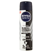 NIVEA SET 6 CONFEZIONI DEODORANTE SPRAY 150 ML BLACK & WHITE