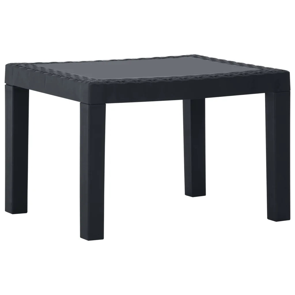 Set Divani da Giardino con Cuscini 3 pz | Set Salotto da Giardino in Plastica Grigio
