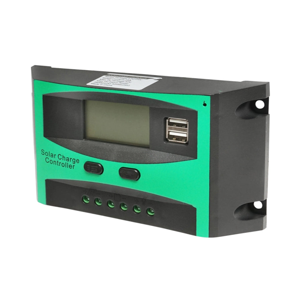 Regolatore di tensione per pannello solare 20A 12V/24V con 2 porte USB – Breckner Germany