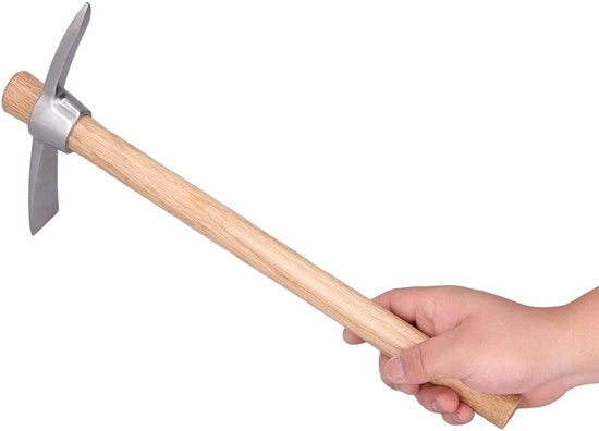 Cultivatore Manuale con Manico Robusto in Acciaio Inossidabile - Utensile da Giardino - Lamecchia Mini - Pianta da Vaso - Facile da Usare - Connettore Robusto