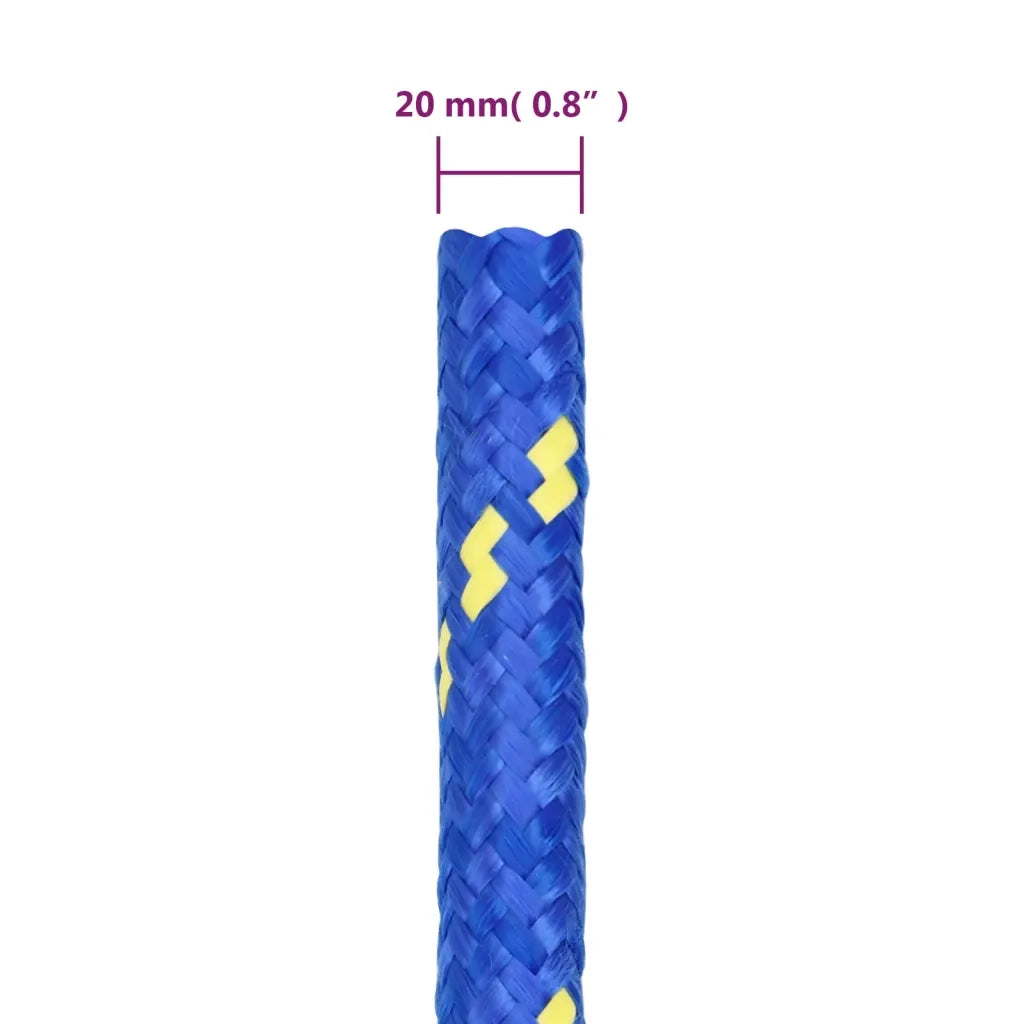Corda | Fune per barca Blu 20 mm 25 m in Polipropilene
