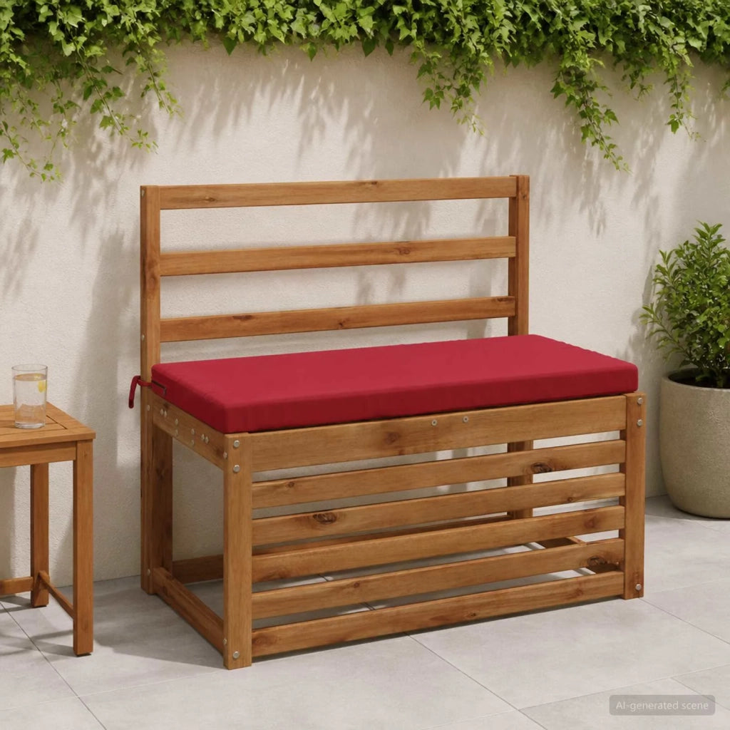 Cuscino per panchina SOEST 100% Poliestere Rosso Vino 948672
