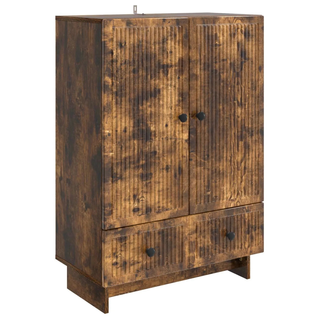 Credenza | Madia | Buffet da pranzo | Armadio da pranzo Quercia Affumicata 66 x 34,5 x 95 cm
