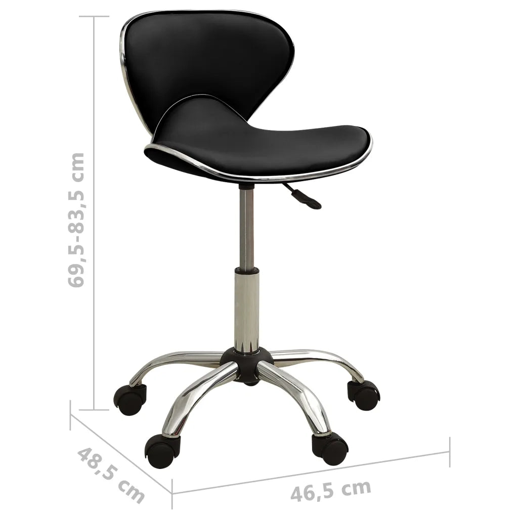 Sedia da Ufficio | Sedia da Gaming Nera in Similpelle