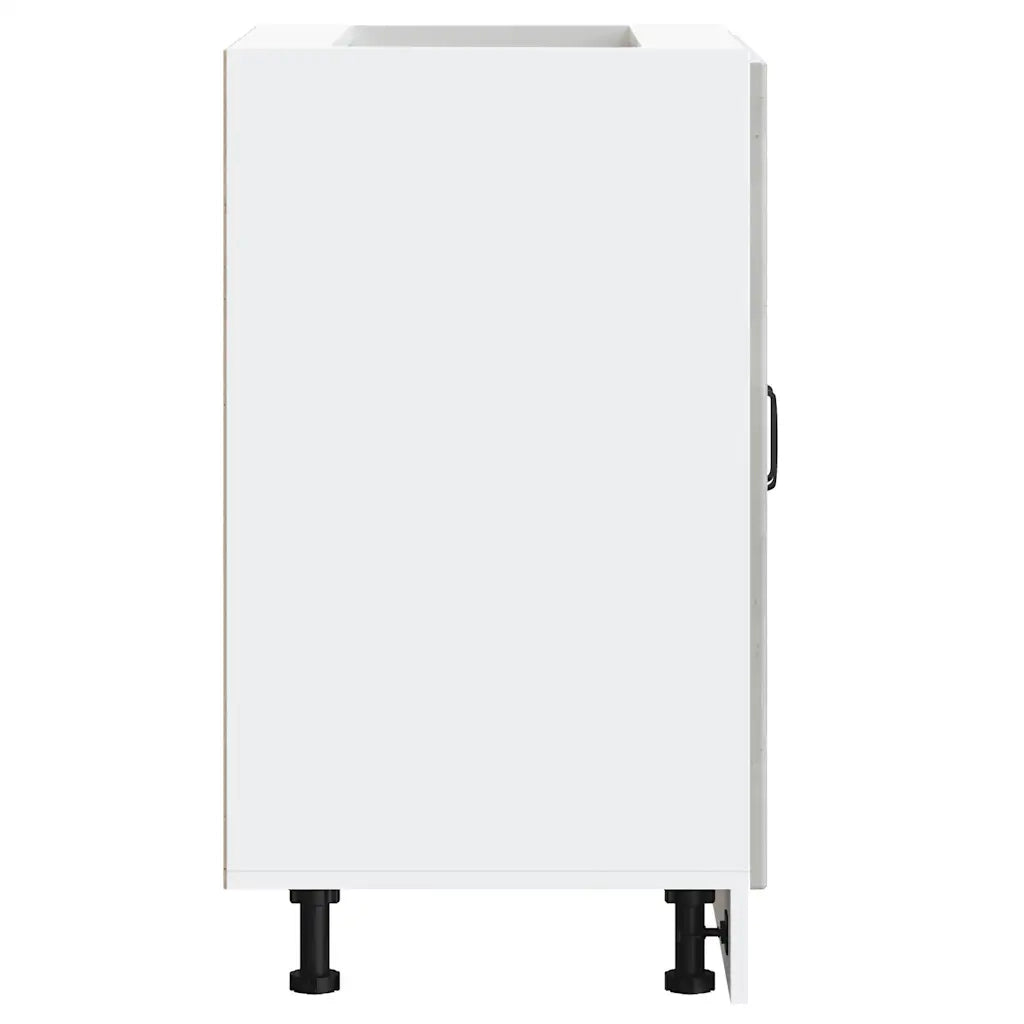 Mobile Base Lavello Lucca Grigio Cemento in Legno Multistrato 853681