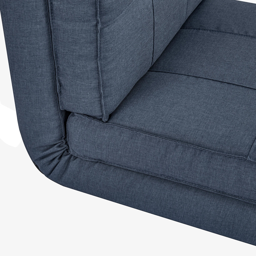 Sofa letto imbottito ¨C Minimal ¨C blu 61x73x58 cm