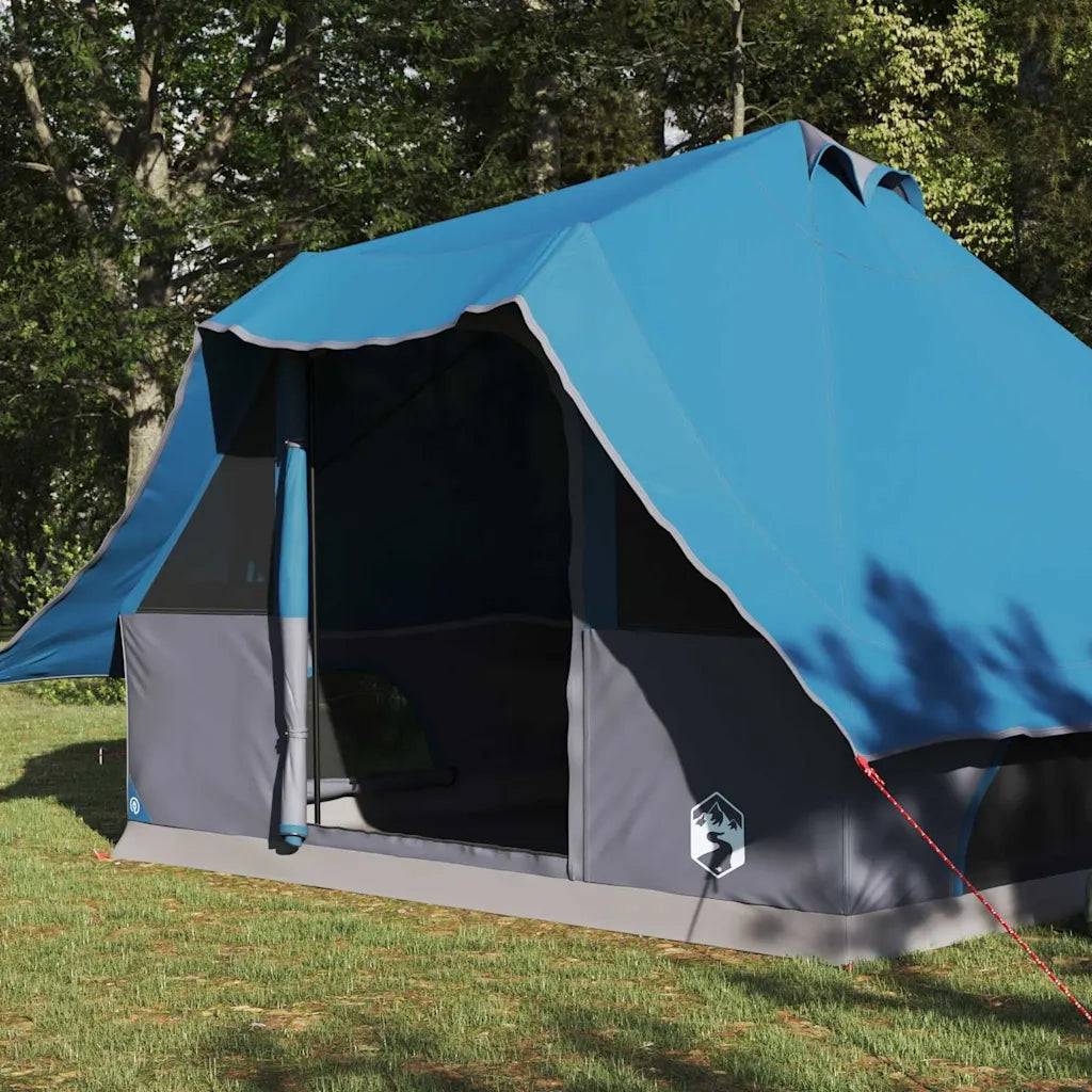 Tenda Tipi con tetto-Tenda da campeggio Blu 358 x 296 x 258 cm taffet¨¤