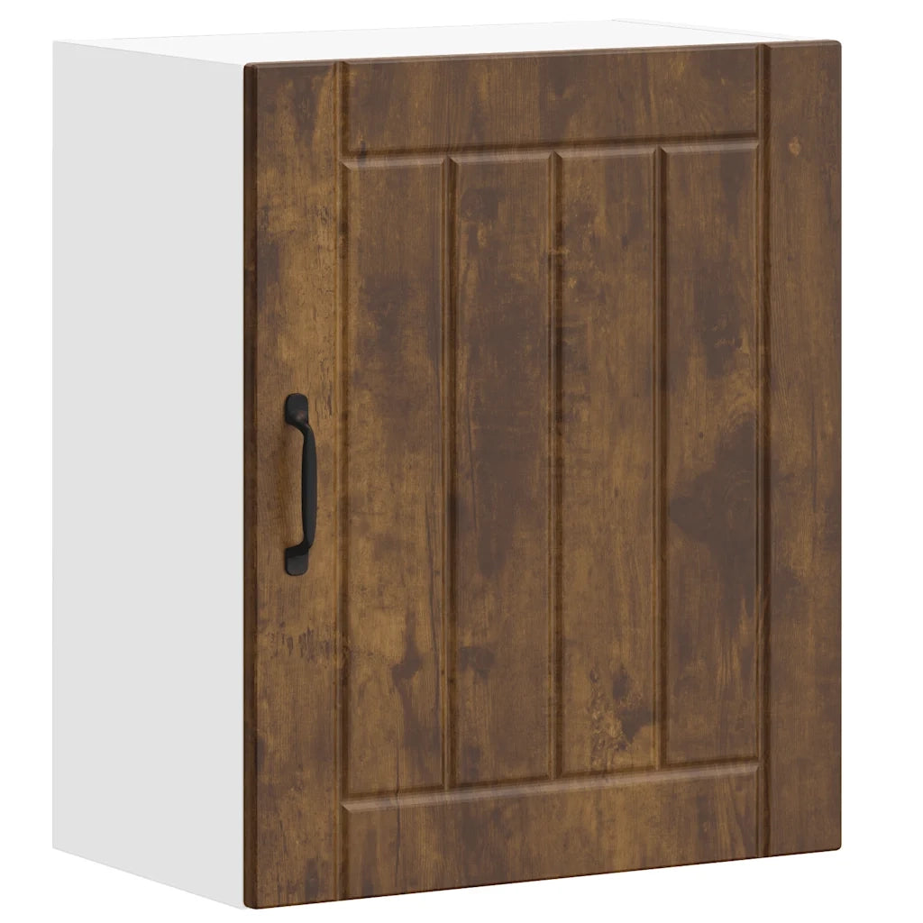Pensile da Cucina-Mobile Cucina da Parete Lucca Rovere Fumo in Legno Multistrato 653511