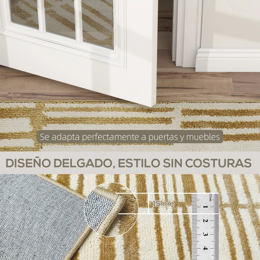 Tappeto Moderno ¨C Minimal ¨C 170x120 cm, Crema, Pelo Corto
