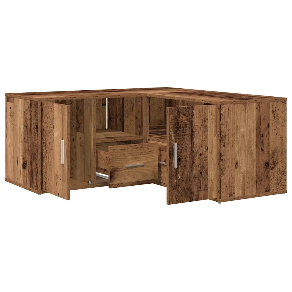 Mobile Angolare Legno Antico 160x40x45 cm in Truciolato 3307826