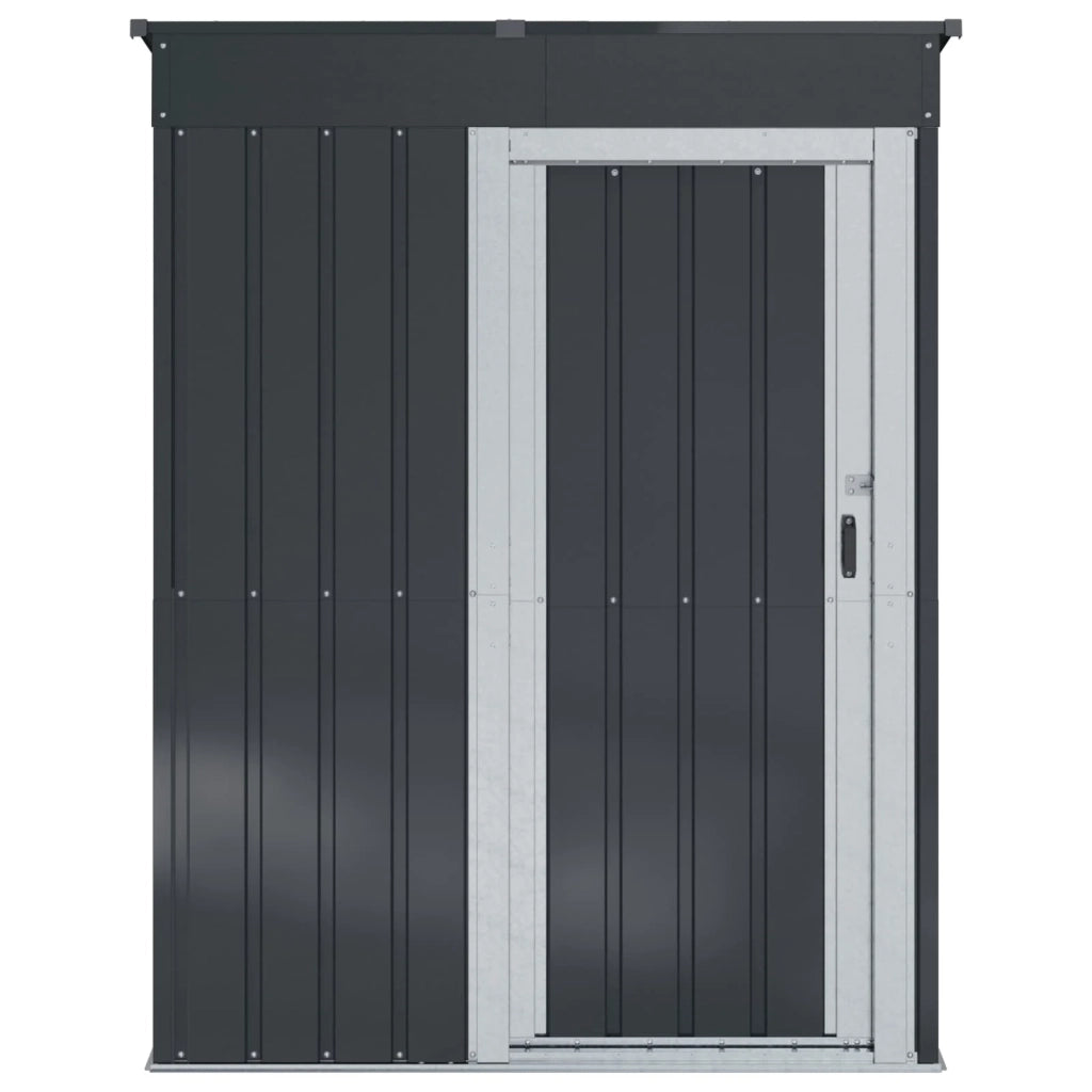 Casette da giardino Antracite 137 x 81 x 180 cm Metallo CFW7308862