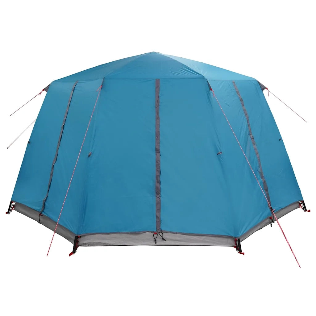 Tenda da cabina per 6 persone con tetto-Tenda da campeggio Blu 425 x 396 x 222 cm